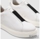 AMBITIOUS Sneaker Uomo slip on bianca