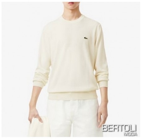 LACOSTE  Maglione Uomo Bianca