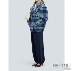 SEMICOUTURE Cappotto Quadri