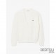 LACOSTE Cardigan Donna Bianco