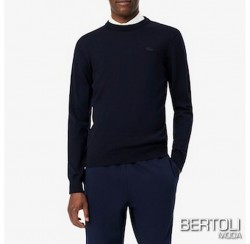 LACOSTE Maglione girocollo Blu uomo