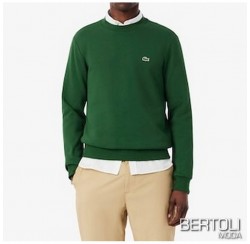 LACOSTE Felpa Uomo verde Girocollo