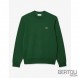 LACOSTE Felpa Uomo verde Girocollo