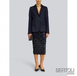 SEMICOUTURE Gonna Pailettes Blu