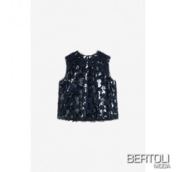 SEMICOUTURE Top Paillettes