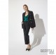 LOLA Pantalone nero Borchiato