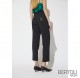 LOLA Pantalone nero Borchiato