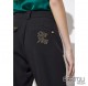 LOLA Pantalone nero Borchiato